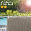 320 Gallon Outdoor Storage Box Waterproof Lockable Resin Deck Box Large, Patio Storage Bin for Pool Accessories Cushion Furniture, Garden Tools, UV-Resistant Outside Delivery Grey by CozyNest Decor
