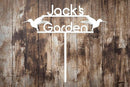 Personalized Metal Garden Sign with Stake, Custom Garden Decor for Outdoor, Custom Family Name Sign, Patio Decorations, Lawn Art, Farmhouse Decorative, Housewarming Gift (CstmDesign9) by CozyNest Decor