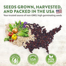 Home Grown 32,000+ Heirloom Seeds for Planting Vegetables and Herbs Bundle: 70 Unique Varieties - 100% Non-GMO Survival Seeds for Planting Indoor or Outdoors by GreenHaven Gardens