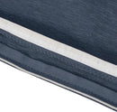 Classic Accessories Montlake Water-Resistant 25 x 18 x 4 Inch Patio Lounge Back Cushion, Heather Indigo Blue, Outdoor Loveseat Cushions by GreenHaven Gardens