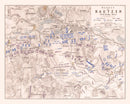 Vintage Map of the Battle of Bautzen, 1813