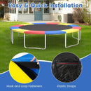 8-16 FT Trampoline Pad Replacement Safety Pad with Fixing Straps (Multicolor) by LJGDeals