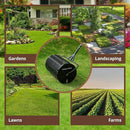 Compost Spreader 30 Inch Peat Moss Spreader with Installation Support Accessories, Metal Mesh Roller Lawn Spreader for Top Soil, Manure, Mulch, Top Dressing - Garden spreaders for lawns by GreenHaven Gardens