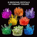 NATIONAL GEOGRAPHIC Mega Crystal Growing Kit for Kids- Grow 8 Crystals with Light-Up Stand, Science Gifts for Kids 8-12, Crystal Making Experiment, Science Kit for Girls and Boys by TinyTreasures Baby Boutique