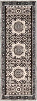 Keen Home Design 2x12 Rug - Machine Washable Runner Rug with Non-Slip Backing, Ideal for Hallway, Entryway, Kitchen, Laundry Room - Vintage, Easy Clean, Durable, Low Pile - (2'6" x 12') by CozyNest Decor