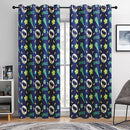 Kids Space Alien Blackout Curtains - 100% Blackout, Thermal Insulated, Noise Reducing, Perfect for Kids Room and Nursery, 2 Panels (Friendly Alien, W52×L84) by TinyTreasures Baby Boutique