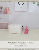 Rectangular Folding Laundry Basket,waterproof Canvas Basket,gift basket,Suitable for children's room,Office,Clothes,Toys Storage (Pink Arrow) by TinyTreasures Baby Boutique