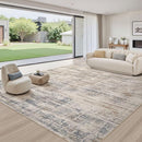 Area Rug for Living Room: 12x15 Washable Neutral Abstract Modern Soft Rugs Non Slip Indoor Floor Stain Resistant Large Carpet for Bedroom Dining Room Office Nursery - Brown by TinyTreasures Baby Boutique