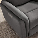 Power Recliner Chair Swivel Glider, Electric Rocking Recliner Chairs with USB and Type-C Ports, Nursery Chair Recliner for Office, Living Room, Bedroom（Dark Gray） by TinyTreasures Baby Boutique