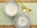 Solino Home Linen Sage Green Table Runner 132 Inches Long - 100% Pure Linen Extra Long Table Runner 14 x 132 Inch for Fall, Autumn, Thanksgiving - Classic Hemstitch by CozyNest Decor