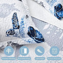 Coastal Bedding California King Size Coastal Quilt with 2 Shams, Nautical Beach Comforter Sets Ocean Bedspreads Blue Seaturtle Coverlet Summer Bedding, 106''x118'' by CozyNest Decor