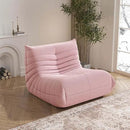 Bean Bag Chair, Fireside Chair Bean Bag Sofa Large Bean Bag Chair for Adults, Bean Bag Chairs for Teens with High Density Comfortable Foam, Memory Foam Bean Bag for Living Room, Bedroom (Pink) by CozyNest Decor