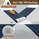 COSY HOMEER-Door-Mat 36"x60" Non Slip Absorbent Entryway Rugs Dirt Trapper Doormats Washable Entrance Mats Low Pile Welcome Floor Mat for Front Back Door and Entry Mats,Navy Blue by CozyNest Decor