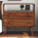 Curved Charm Console - Brown by Unique Piece Furniture