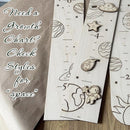 Wooden Markers for Growth Chart Height Ruler Kids Height Measurement, Space Themed Shapes. by TinyTreasures Baby Boutique