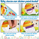 90shine 4PCS Easter Crafts for Kids Ages 4-8 Sticker Books - Basket Stuffer Gift Includes Bunny Egg Chick Gnome and More Designs Create 40 Pictures by TinyTreasures Baby Boutique