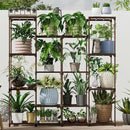 Metal Plant Stand Indoor Outdoor Plant Shelf Stand, 4 Tiers 16 Pots Potted Flower Plant Stands for Indoor Plants Multiple, Plant Shelves Stands Rack for Patio, Balcony, Living Room by GreenHaven Gardens