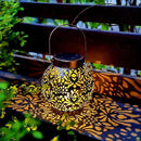 2 Pack Outdoor Solar Hanging Lantern Light LED Decorative Christmas Light for Garden Patio Courtyard Lawn and Tabletop with Hollowed-Out Design. Unique Gardening Gifts for Women. by GreenHaven Gardens