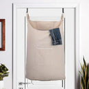 2 pack Laundry Collector, Laundry Hamper, Door Hanging Laundry bag with hooks (Beige, 2PC X 65Liters) by CozyNest Decor