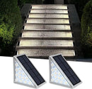 LED Solar Step Lights, Outdoor Solar Decor IP67 for Yard, Patio, Garden, Walkways, Driveway, Porch 2PK by GreenHaven Gardens
