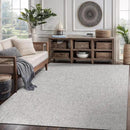 CAMILSON Easy Jute Rug 6x9, Indoor Outdoor Gray Color Farmhouse Area Rugs for Living Room Patio and Kitchen Rug, Solid Boho Woven Design, Easy-Cleaning, Washable Outside Carpet Alfombras (6 x 9) by CozyNest Decor