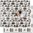 JumpOff Jo - Extra Large Waterproof Foam Padded Play Mat for Infants, Babies, Toddlers, Play Pens & Tummy Time, Foldable Activity Mat, 77 x 70 x 0.6 inches by TinyTreasures Baby Boutique