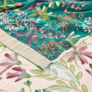 Boho Throw Blanket for Bed, 100% Cotton Soft Rustic Quilt Fall Blanket, 90"x98" Floral Printed Farmhouse Decor Bed Blankets, All Season Rustic Reversible Bohemian Throw Quilt by CozyNest Decor