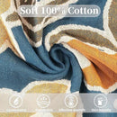 Boho Throw Blanket for Bed - 100% Pure Cotton Ultra Soft Rustic Quilt - Farmhouse Decor Bed Blankets, All Season Rustic Throw for Sofa Couch Chair(91''x 98'', Floral) by CozyNest Decor