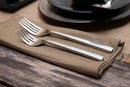 FORTESSA Arezzo 18/10 Stainless Steel Flatware, 20 Piece Place Setting With Table Knives, Forks and Spoons (Service For 4), Dishwasher Safe, Brushed by CozyNest Decor