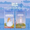 BioSwiss Bandages, Princess Cinderella Shaped Self Adhesive Bandage, Latex Free Sterile Wound Care, Fun First Aid Kit Supplies for Kids and Adults, 50 Count by TinyTreasures Baby Boutique
