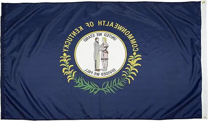 FlagSource Kentucky Nylon State Flag, Made in USA, 4x6', photo 2 of 7