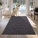 COSY HOMEER-Door-Mat-Non-Slip-Entryway-Rug 36”x60” Absorbent Welcome Mats Washable Dirt Trapper Door Mat Entrance Floor Mats for Front Back Doormats and Wet Shoes,Dark Grey by CozyNest Decor