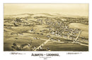 Vintage Map of Alburtis, Pennsylvania 1893