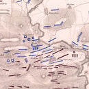 Vintage Map of the Battle of Lutzen, 1813