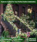 750 LED Outdoor Christmas Lights Decorations, 246ft Green Wire LED Christmas String Lights with Timer Memory, Twinkle Lighs for Indoor Outdoor Xmas Party Christmas Tree Wedding Garden Patio Cool White by GreenHaven Gardens