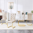 Elegant Design Alligator Skin Upholstered Dining Chairs