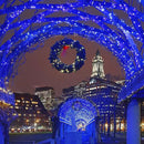 HOME LIGHTING 66ft Christmas Decorative Mini Lights, 200 LED Green Wire Fairy Starry String Lights Plug in, 8 Lighting Modes, for Indoor Outdoor Xmas Tree Wedding Party Decoration (Blue) by CozyNest Decor