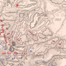 Vintage Map of the Battle of Salamanca, 1812