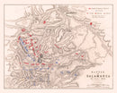 Vintage Map of the Battle of Salamanca, 1812