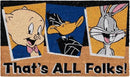 Gertmenian Looney Tunes Coir Doormat - 2x3 Welcome Mat (2-Pack), Ideal for High Traffic Areas in Front Door, Garage, Entryway - Warner Bros. Doc/Folks, 80029 by CozyNest Decor