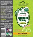 US Organic Mosquito Repellent Anti Bug Outdoor Pump Sprays, USDA Certification, Cruelty Free, Proven Results by Lab Testing, Deet-Free (4 oz - Value 2 Pack) by TinyTreasures Baby Boutique