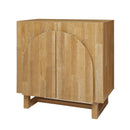 2 Door Cabinet, Suitable For Bedroom - Natural by HouseOfZazla