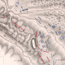 Vintage Map of the Battle of Albuera, 1811