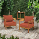 Favoyard Outdoor Seat Cushion Set 24 x 24 Inch Waterproof & Fade Resistant Patio Furniture Cushions with Removable Cover Deep Seat & Back Cushion with Handle and Adjustable Straps for Chair Sofa Couch by GreenHaven Gardens