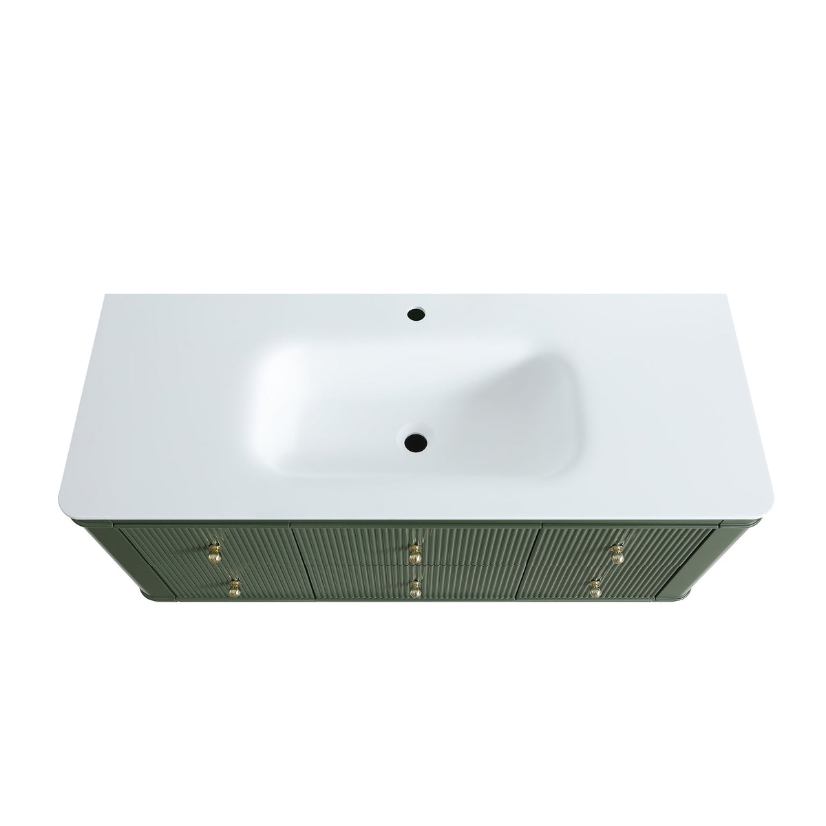 48" Wall Mounted & Floating Single Bathroom Vanity, photo 6 of 10
