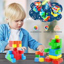 Magnetic Blocks 1.18 inch, Large Magnetic Cube Toy for Sensory STEM Education Preschool Magnet Toys for 3 4 5 6 Year Old Boys and Girls,Christmas Birthday Gifts for Kids Age 3+ by TinyTreasures Baby Boutique