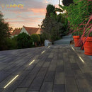 LUMENGY Paver Light Slim 0.5x16 Inch Glare-Free 2700K Warm White, Steel Brick Lighting for Pavers, Walls, Driveway & Pathway Borders, Waterproof IP67, 12V AC/DC Drive-Over Rated by CozyNest Decor