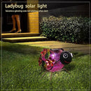 MUMTOP Solar Lantern, Waterproof LED Solar Lights Outdoor Ladybug Decorative Tabletop Lanterns for Patio Garden Table Decor by GreenHaven Gardens