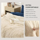 Bedsure GentleSoft Fluffy Beige Throw Blanket for Bed, Faux Fur Gifts Beige Decor Light Tan Khaki Blanket Neutral Decoration for Home, Soft Cozy Fuzzy Plush Thick Warm Sherpa Fleece Cute Stuff, 50x60 by CozyNest Decor