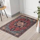Keen Home Design 2x3 Rug - Machine Washable Entry Rug with Non-Slip Backing, Ideal for Enteryway, Kitchen, Bathroom, Laundry Room - Vintage, Easy Clean, Durable, Low Pile Rug - (2' x 3') by CozyNest Decor